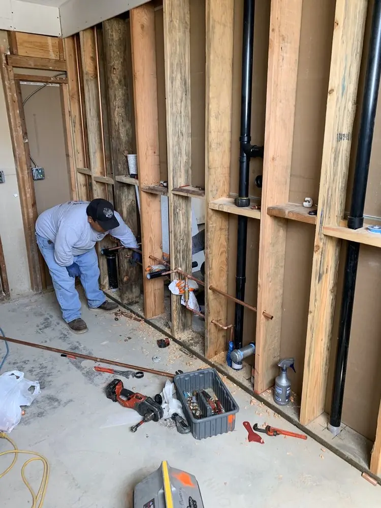 Commercial rough-in plumbing for Trenchless Sewer Repair in Edison